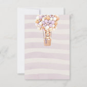 We kunnen wachten. Baby shower Hartelijk dank Bedankkaart (Achterkant)