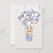 We kunnen wachten. Baby shower Hartelijk dank Bedankkaart (Achterkant)