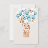 We kunnen wachten. Baby shower Hartelijk dank Bedankkaart (Achterkant)