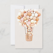 We kunnen wachten. Baby shower Hartelijk dank Bedankkaart (Achterkant)