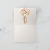 We kunnen wachten. Baby shower Hartelijk dank Bedankkaart (Binnen)