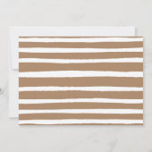 We kunnen wachten, baby shower. kaart (Achterkant)