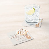 We kunnen wachten. Baby Shower Kartonnen Onderzetters (Insitu)