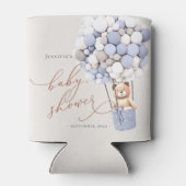 We kunnen wachten. Baby shower Koelbox Blikjeskoeler (Achterkant)