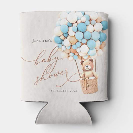 We kunnen wachten. Baby shower Koelbox Blikjeskoeler (Achterkant)