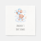 We kunnen wachten. Baby shower Napkins Servet (Voorkant)