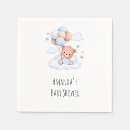 We kunnen wachten. Baby shower Napkins Servet