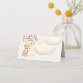 We kunnen wachten. Baby shower Place Card Plaatskaartje