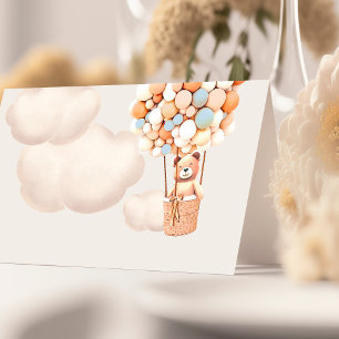 We kunnen wachten. Baby shower Place Card Plaatskaartje