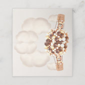 We kunnen wachten. Baby shower Place Card Plaatskaartje (Buitenkant ongevouwen)