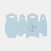 We kunnen wachten | Baby shower Teddy Bear Bedankdoosjes (Uitgevouwen)