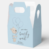 We kunnen wachten | Baby shower Teddy Bear Bedankdoosjes (Geopend)