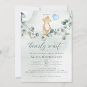 We kunnen wachten. Baby shower Uitnodiging (Voorkant)