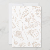 We kunnen wachten. Baby shower Uitnodiging (Achterkant)