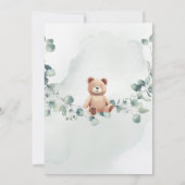 We kunnen wachten. Baby shower Uitnodiging (Achterkant)