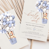 We kunnen wachten. Baby shower Uitnodiging