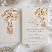 We kunnen wachten. Baby shower Uitnodiging