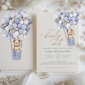 We kunnen wachten. Baby shower Uitnodiging