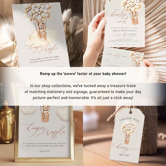 We kunnen wachten. Baby shower Uitnodiging