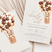 We kunnen wachten. Baby shower Uitnodiging