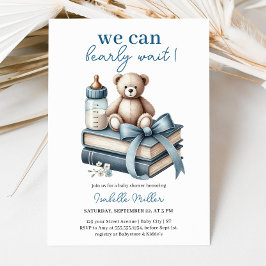 We kunnen wachten. Baby shower Uitnodiging