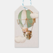 We kunnen wachten. Baby shower Uitnodigingsformuli Cadeaulabel (Achterkant)