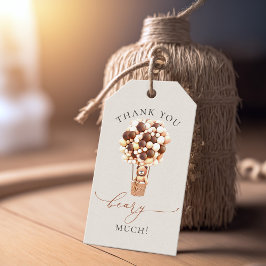 We kunnen wachten. Baby shower Uitnodigingsformuli Cadeaulabel