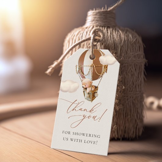 We kunnen wachten. Baby shower Uitnodigingsformuli Cadeaulabel