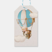 We kunnen wachten. Baby shower Uitnodigingsformuli Cadeaulabel (Achterkant)