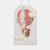 We kunnen wachten. Baby shower Uitnodigingsformuli Cadeaulabel (Achterkant)