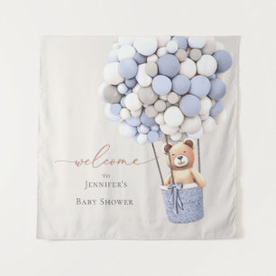 We kunnen wachten. Baby shower Wandkleed