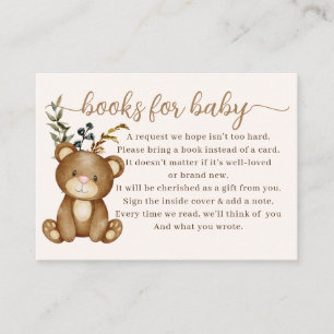 We kunnen wachten. Boeken voor Baby Informatiekaartje