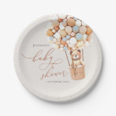 We kunnen wachten. Bord baby shower papier (Voorkant)