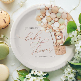 We kunnen wachten. Bord baby shower papier