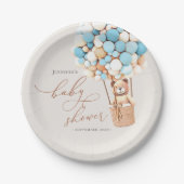 We kunnen wachten. Bord baby shower papier (Voorkant)