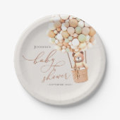 We kunnen wachten. Bord baby shower papier (Voorkant)