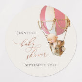 We kunnen wachten. Etiketten voor baby shower Labels (Design 1)