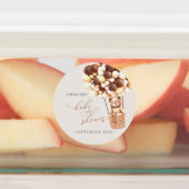 We kunnen wachten. Etiketten voor baby shower Labels (Aangebracht)