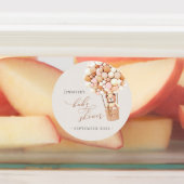 We kunnen wachten. Etiketten voor baby shower Labels (Aangebracht)