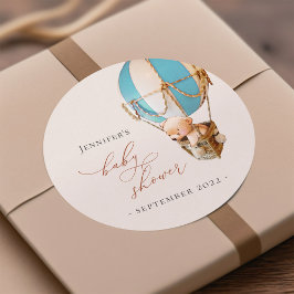 We kunnen wachten. Etiketten voor baby shower Labels