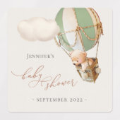 We kunnen wachten. Etiketten voor baby shower Labels (Design 1)