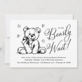 We kunnen wachten | Gewoon Baby shower Kaart (Voorkant)