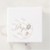 We kunnen wachten op Baby shower. Bedankjes Labels (In situ)