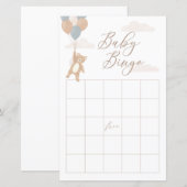 We kunnen wachten op Baby shower Bingo Game (Voorkant / Achterkant)