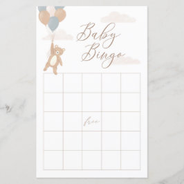 We kunnen wachten op Baby shower Bingo Game