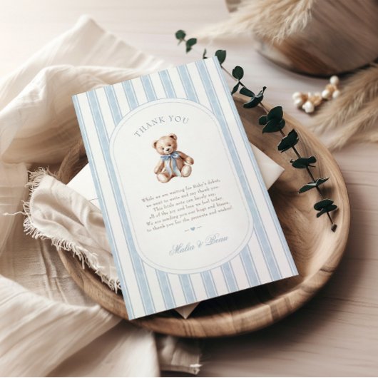 We kunnen wachten op Baby shower Dank je creditcar