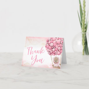 We kunnen wachten op Baby shower Dank je creditcar Bedankkaart