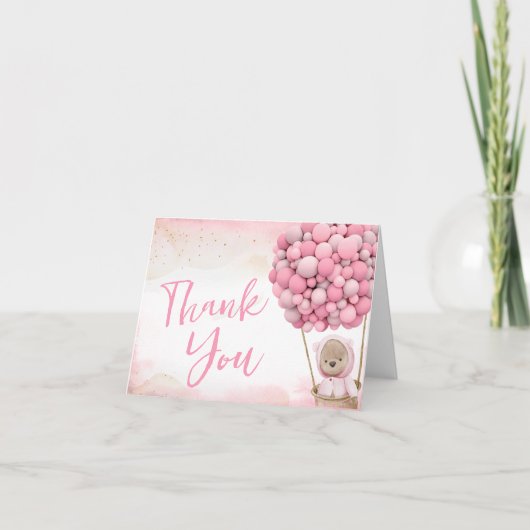 We kunnen wachten op Baby shower Dank je creditcar Bedankkaart (Voorkant)