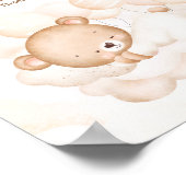 We kunnen wachten op Baby shower Diaper Raffle Poster (Hoek)