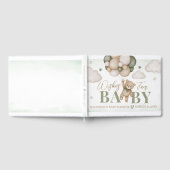 We kunnen wachten op Baby shower Guest Book Gastenboek (Volledig)